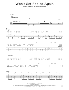 Won't Get Fooled Again von The Who (Download) 