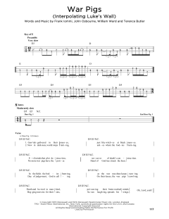 War Pigs (Interpolating Luke's Wall) von Black Sabbath (Download) 