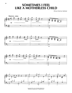 Sometimes I Feel Like A Motherless Child (Download) 