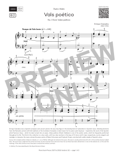 Vals poético von Enrique Granados (Download) 