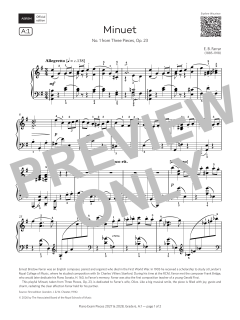 Minuet von Ernest Bristow Farrar (Download) 