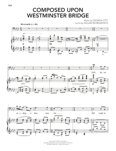 Composed Upon Westminster Bridge von Georgia Stitt (Download) 