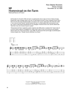 Homestead On The Farm von The Carter Family (Download) 