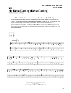 My Dixie Darling (Dixie Darling) von The Carter Family (Download) 