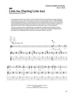 Little Joe (Darling Little Joe) von The Carter Family (Download) 