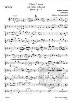 Kempff Series 1: Trio in G minor op. 15 von Wilhelm Kempff 