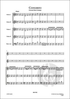 Pian & Forte 62: Concerto a due clarini, due violini e basso cont. von Johann Peter Guzinger 