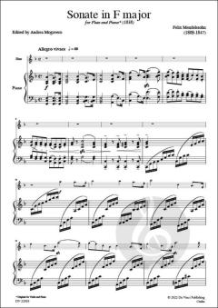 3 Flute Sonatas (1820, 1823, 1838) von Felix Mendelssohn Bartholdy 