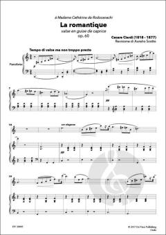 La romantique, valse en guise de caprice op. 60 von Cesare Ciardi 