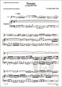 Sonatas for Flute and Harpsichord (or Piano) von Johann Sebastian Bach 