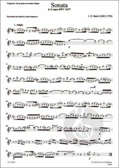 Sonatas for Flute and Harpsichord (or Piano) von Johann Sebastian Bach 