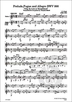 Preludio Fuga e Allegro BWV 998 von Johann Sebastian Bach 