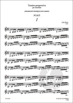 Tecnica progressiva per clarinetto von Aldo Botta 