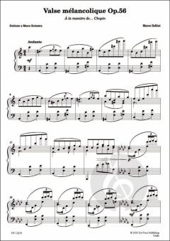 Valse mélancolique op. 56 von Marco Sollini 
