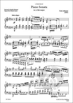 Piano Sonata in A-flat major von Carlo Albanesi 