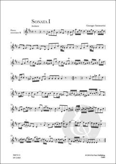 Pian & Forte 115: 6 sonatas von Giuseppe Sammartini 
