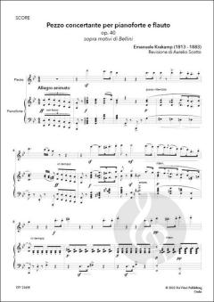 Pezzo concertante per pianoforte e flauto von Emanuele Krakamp 