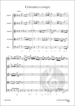 Concerto a cinque per archi e basso continuo von Carlo Antonio Marino 