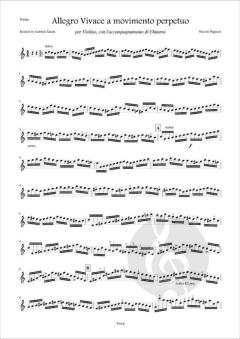 Allegro Vivace a movimento perpetuo von Niccolò Paganini 