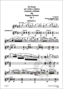 6 Sonate von Niccolò Paganini 
