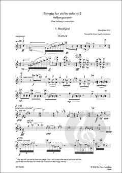 Hellbergsonaten, Violin Sonata No. 2 von Mats Eden 