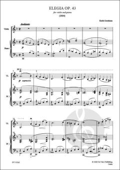 Elegia op. 43 von Keith Goodman 