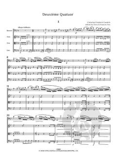 Deuxième Quatuor von Christian Friedrich Gumlich (Download) 