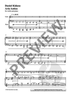 Aria Antica von Daniel Kidane 