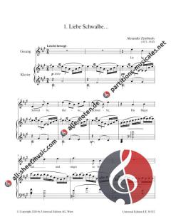 Walzer-Gesänge op. 6 von Alexander von Zemlinsky 