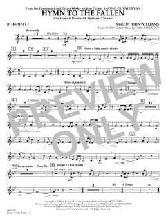 Hymn To The Fallen von John Williams (Download) 