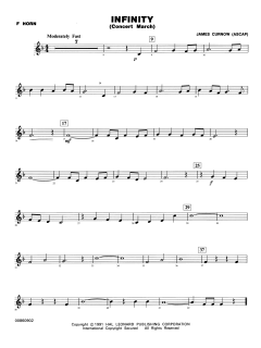Infinity Concert March von James Curnow (Download) 