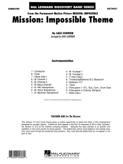 Mission Impossible Theme von Lalo Schifrin (Download) 