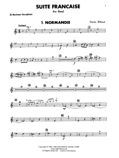 Suite Francaise von Darius Milhaud (Download) 
