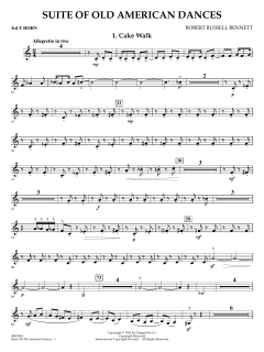 Suite Of Old American Dances von Robert Russell Bennett (Download) 