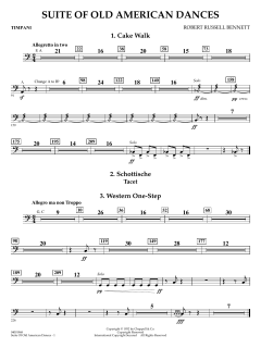 Suite Of Old American Dances von Robert Russell Bennett (Download) 