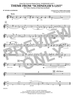 Theme from 'Schindler's List' von John Williams (Download) 