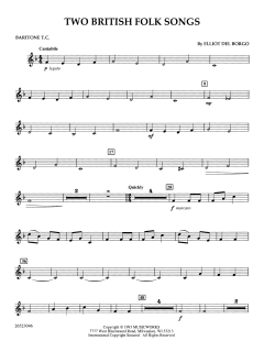 Two British Folk Songs von Elliot del Borgo (Download) 
