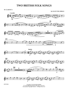 Two British Folk Songs von Elliot del Borgo (Download) 