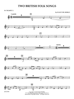 Two British Folk Songs von Elliot del Borgo (Download) 