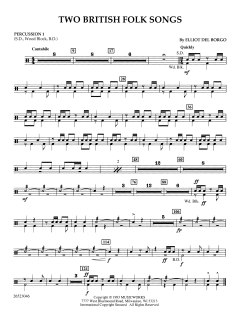 Two British Folk Songs von Elliot del Borgo (Download) 
