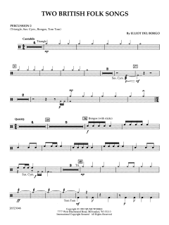 Two British Folk Songs von Elliot del Borgo (Download) 