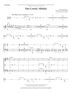 One Lonely Alleluia von Joseph M. Martin (Download) 