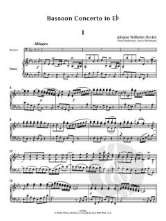 Basson Concerto in E flat von Johann Wilhelm Hertel (Download) 