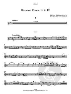 Basson Concerto in E flat von Johann Wilhelm Hertel (Download) 