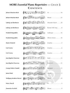 More Essential Piano Repertoire Grade 1 von Johann Sebastian Bach 