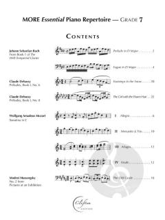 More Essential Piano Repertoire Grade 7 von Johann Sebastian Bach 
