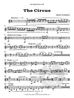 The Circus for Brass Band von Mark Goddard (Download) 