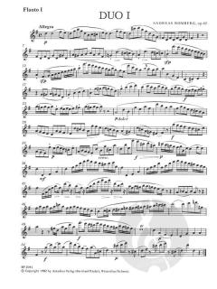 3 Duos op. 62 von Andreas Jacob Romberg für zwei Querflöten im Alle Noten Shop kaufen (Sale)