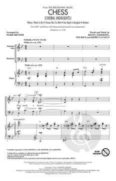 Chess (Choral Highlights) von Benny Anderson 
