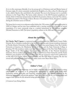 Lo, How A Rose E're Blooming von Michael Praetorius 